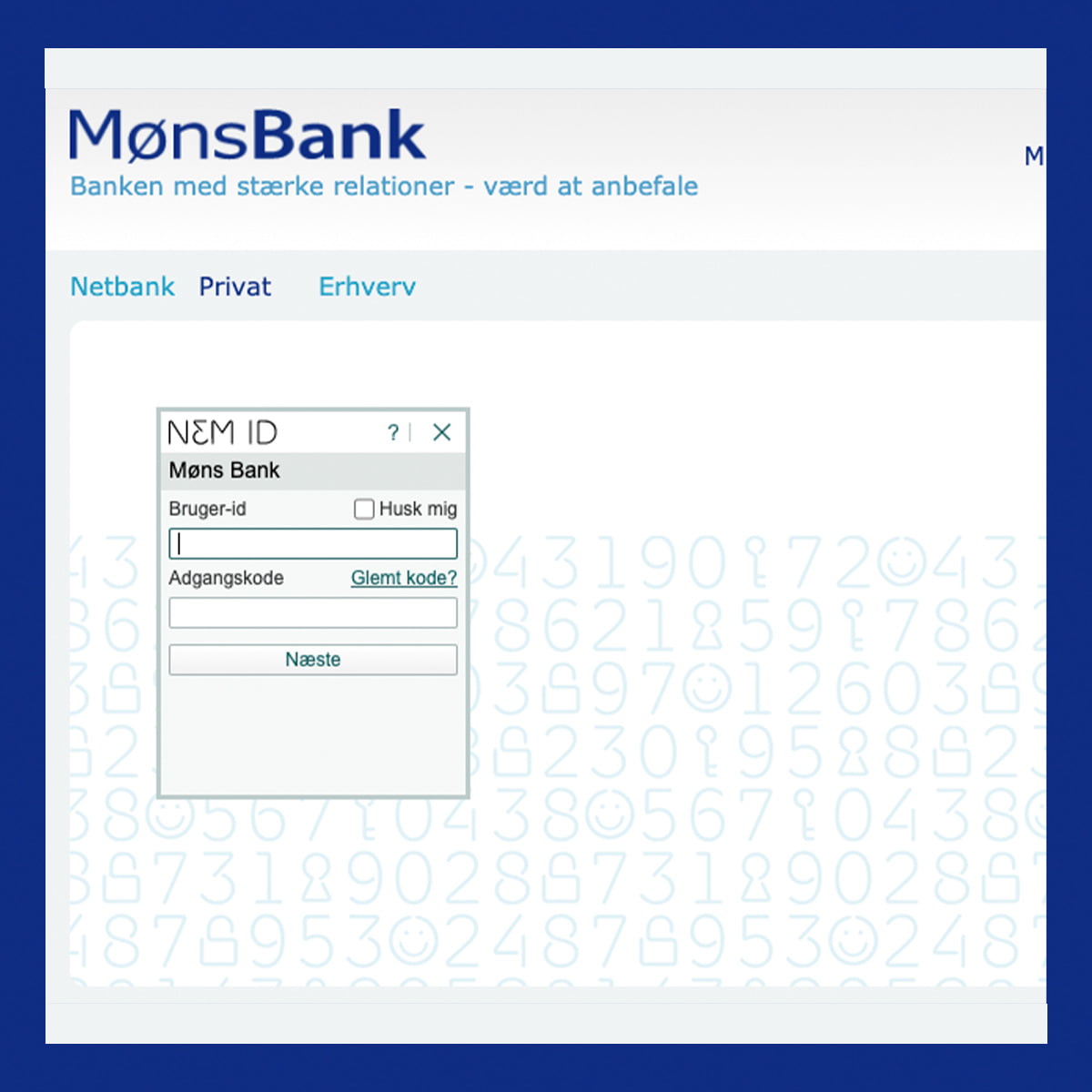 MønsBank nem id