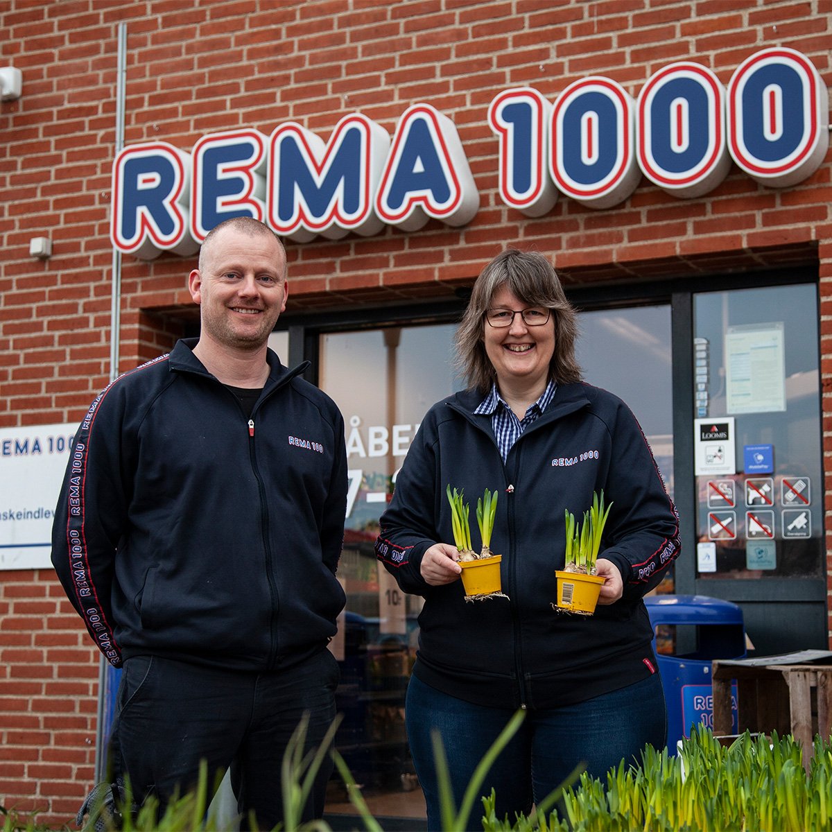 Billede af en kursist der er startet i Rema 1000 som fleksjobber.