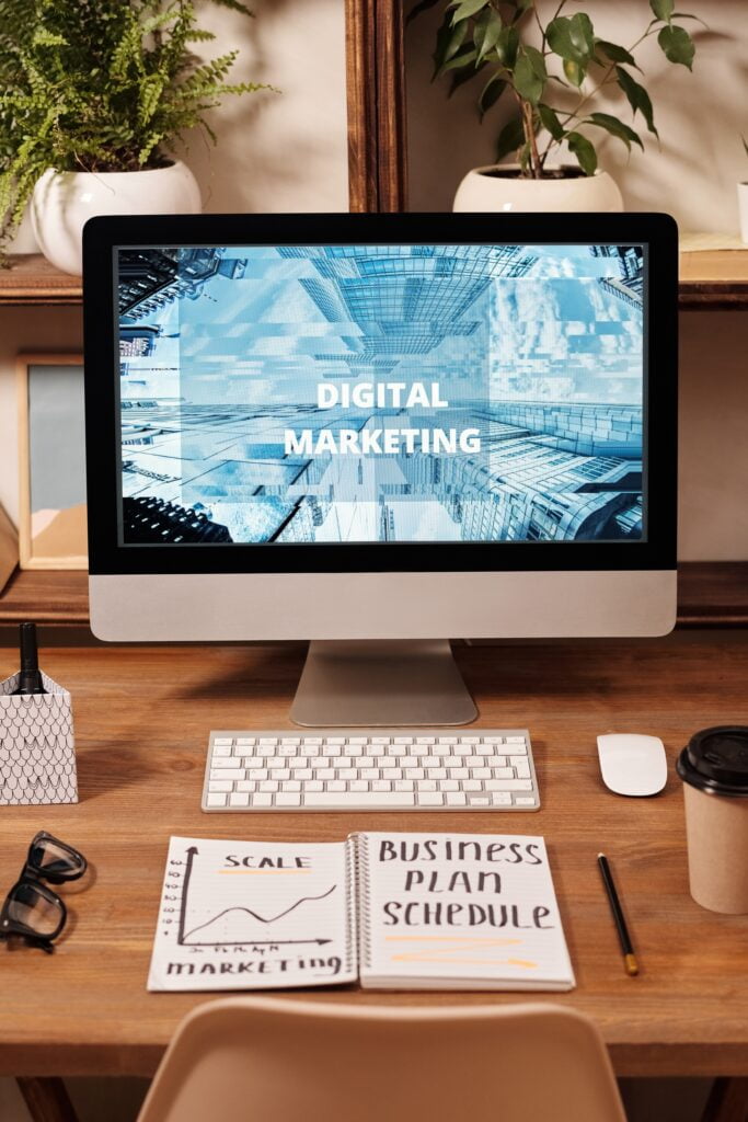 Digital Marketing Stock billede